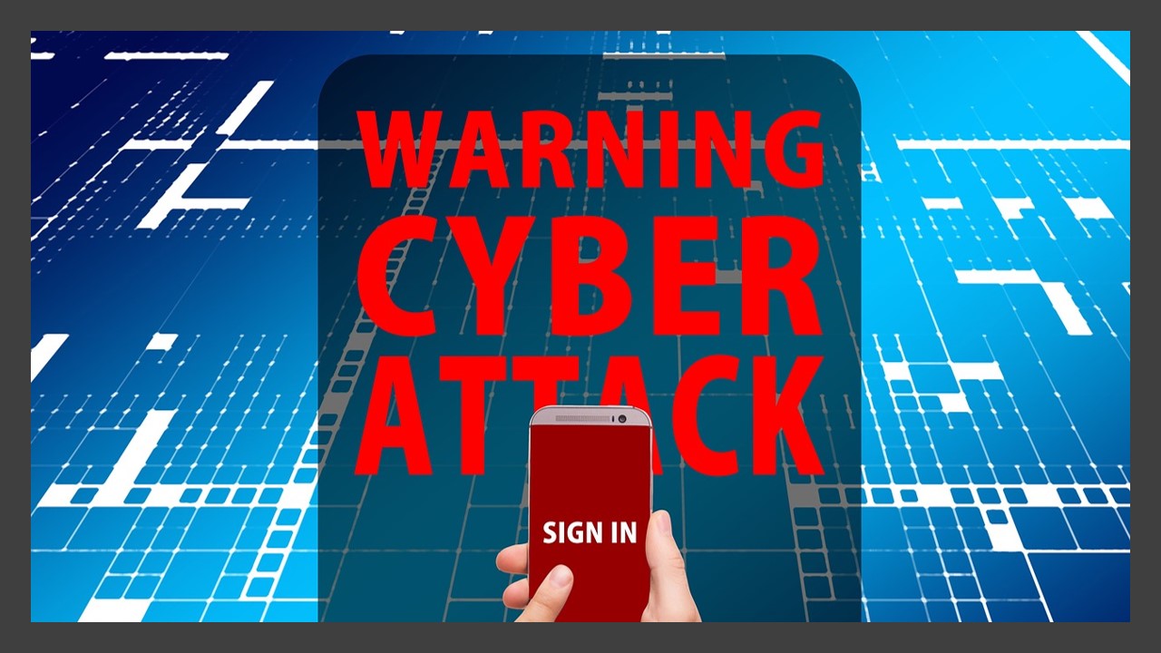 cell phone warning cyber attack